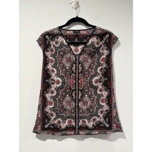 Talbots Top Womens Small Petite Sleeveless Lightweight Work Travel Quiet Luxury